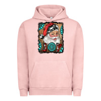 Pigment Salmon Santa Claus Joy Urban Hoodie - RanaPortraitStore