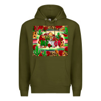 Army Green viva mexico Premium Hoodie - Zillion Design Studio