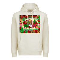 Oatmeal Heather viva mexico Premium Hoodie - Zillion Design Studio