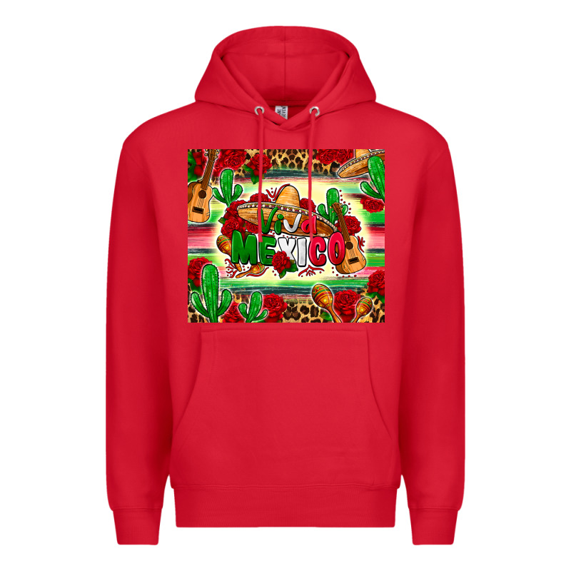 Viva Mexico Premium Hoodie by Zillion Design Studio | Teevron