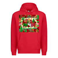 Red viva mexico Premium Hoodie - Zillion Design Studio