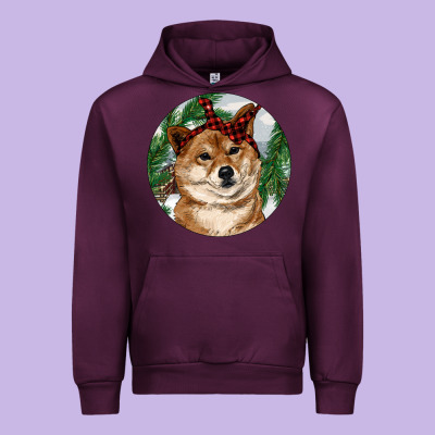 Urban Hoodie Shiba Inu Christmas