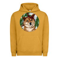 Pigment Peanut Butter Shiba Inu Christmas Urban Hoodie - RanaPortraitStore