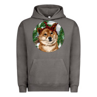 Pigment Tornado Shiba Inu Christmas Urban Hoodie - RanaPortraitStore