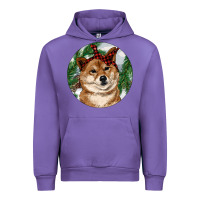 Tulip Shiba Inu Christmas Urban Hoodie - RanaPortraitStore