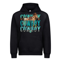 Black cowboy cowboy cowboy Urban Hoodie - texasbilliewilder