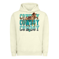 Pigment Pistachio cowboy cowboy cowboy Urban Hoodie - texasbilliewilder