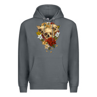 Rock Triangle Flower Skeletons Premium Hoodie - RanaPortraitStore