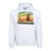 White cowboy in training Urban Hoodie - texasbilliewilder