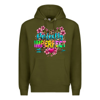 Army Green perfectly imperfect Premium Hoodie - texasbilliewilder