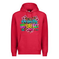 Cardinal perfectly imperfect Premium Hoodie - texasbilliewilder