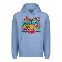 Colony Blue perfectly imperfect Premium Hoodie - texasbilliewilder