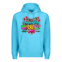 Ocean Blue perfectly imperfect Premium Hoodie - texasbilliewilder