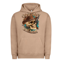 Pigment Burro cowboy killer with skull Urban Hoodie - texasbilliewilder