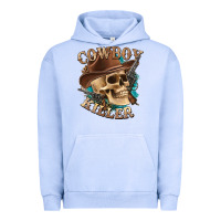 Pigment Grape Ice cowboy killer with skull Urban Hoodie - texasbilliewilder