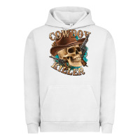 Pigment Lunar Rock cowboy killer with skull Urban Hoodie - texasbilliewilder