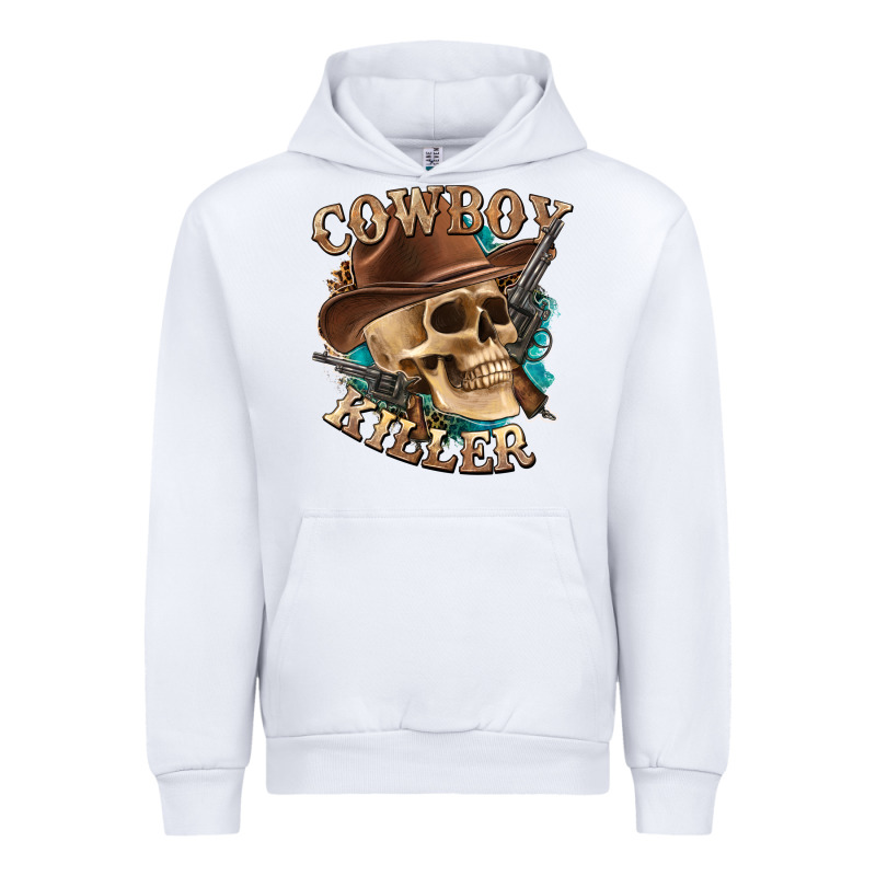 Cowboy Killer With Skull Urban Hoodie by texasbilliewilder | Teevron