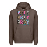 Coffee pray on it pray over it pray throught it Premium Hoodie - texasbilliewilder