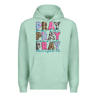 Seafoam pray on it pray over it pray throught it Premium Hoodie - texasbilliewilder