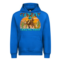 Cobalt cowboy take me away Urban Hoodie - texasbilliewilder