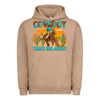 Pigment Burro cowboy take me away Urban Hoodie - texasbilliewilder