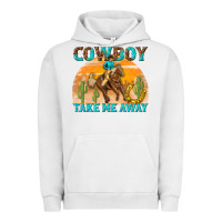 Pigment Lunar Rock cowboy take me away Urban Hoodie - texasbilliewilder