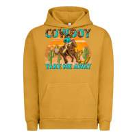 Pigment Peanut Butter cowboy take me away Urban Hoodie - texasbilliewilder