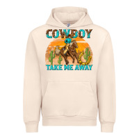 Sandshell cowboy take me away Urban Hoodie - texasbilliewilder