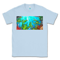Dusty Blue lobster license plate Classic Tee - BarkalooDesign