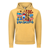 Vintage Mustard little miss firecracker Vintage Hoodie - AdoDesignShop