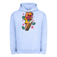 Pigment Grape Ice cowgirl with lightning bolt Urban Hoodie - texasbilliewilder