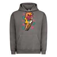 Pigment Tornado cowgirl with lightning bolt Urban Hoodie - texasbilliewilder