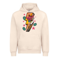 Sandshell cowgirl with lightning bolt Urban Hoodie - texasbilliewilder