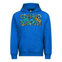 Cobalt created with a purpose Urban Hoodie - texasbilliewilder