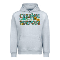 Heather Grey created with a purpose Urban Hoodie - texasbilliewilder