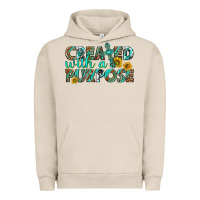 Pigment French Oak created with a purpose Urban Hoodie - texasbilliewilder