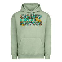 Pigment Oil Green created with a purpose Urban Hoodie - texasbilliewilder