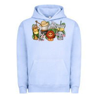 Pigment Grape Ice cute baby safari animals coffee cups Urban Hoodie - texasbilliewilder