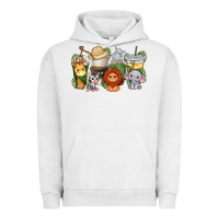 Pigment Lunar Rock cute baby safari animals coffee cups Urban Hoodie - texasbilliewilder
