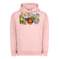 Pigment Salmon cute baby safari animals coffee cups Urban Hoodie - texasbilliewilder
