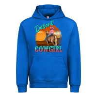 Cobalt desert cowgirl Urban Hoodie - texasbilliewilder