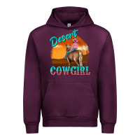 Mauve Wine desert cowgirl Urban Hoodie - texasbilliewilder