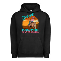 Pigment Black desert cowgirl Urban Hoodie - texasbilliewilder
