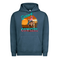 Pigment Midnight Navy desert cowgirl Urban Hoodie - texasbilliewilder