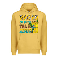Raised On Sweet Tea And Jesus Premium Hoodie | Teevron