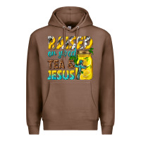 Chestnut raised on sweet tea and jesus Premium Hoodie - texasbilliewilder