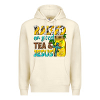 Sandshell raised on sweet tea and jesus Premium Hoodie - texasbilliewilder