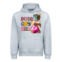 Heather Grey disco cowgirl Urban Hoodie - texasbilliewilder