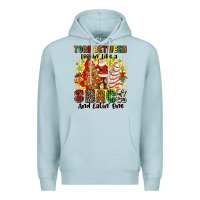 Blue Mist torn between lookin' like a snack and eatin' one Premium Hoodie - Zillion Design Studio