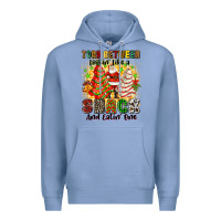 Colony Blue torn between lookin' like a snack and eatin' one Premium Hoodie - Zillion Design Studio